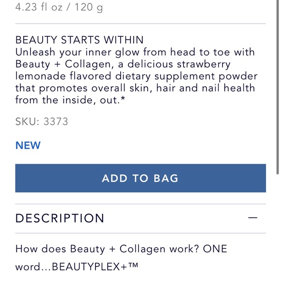 BNIB SeneGence Collagen VitaSense - Picture 6 of 6